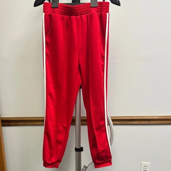 Red Tracksuit with White Stripes - Picture 5 of 7
